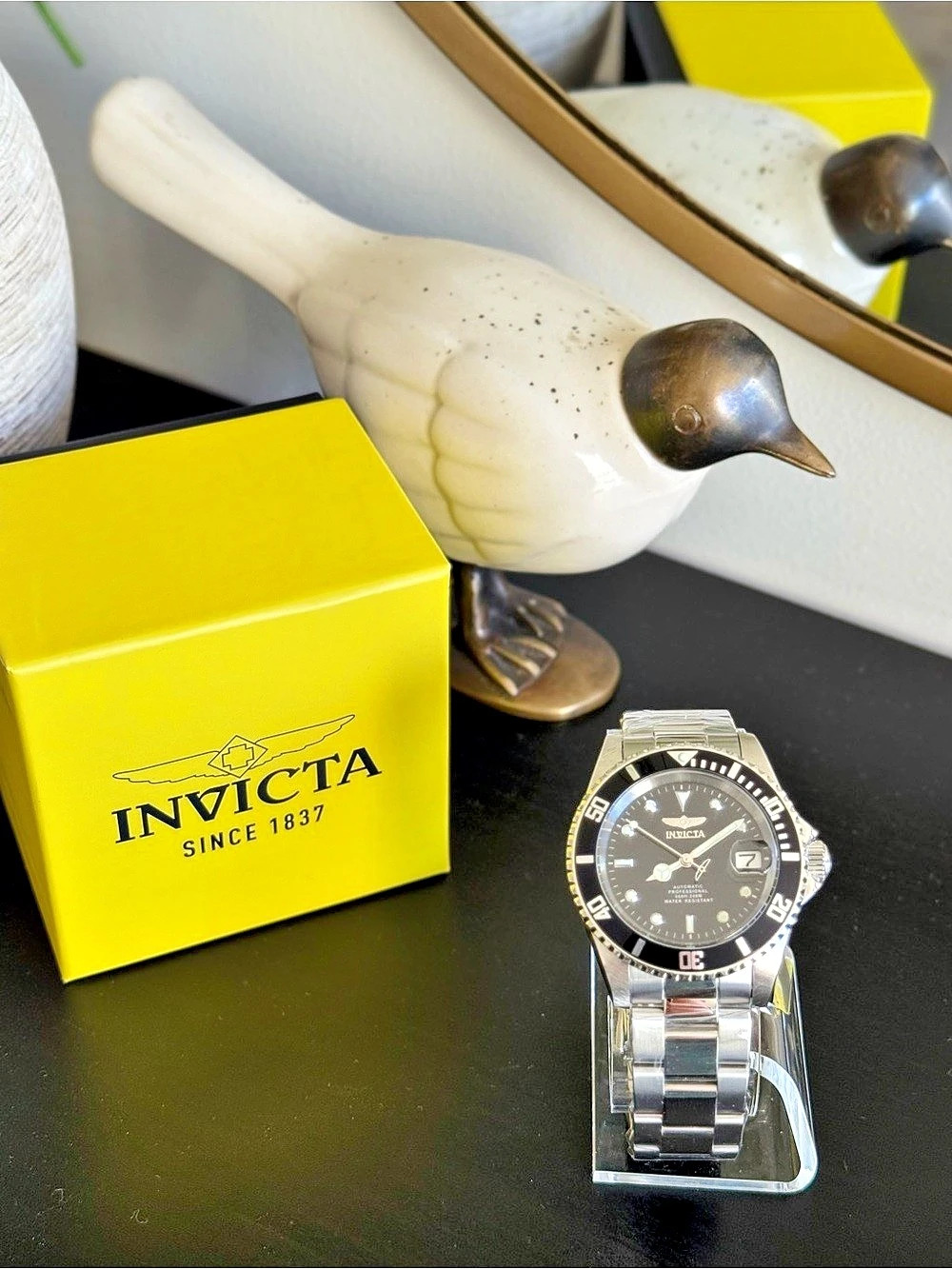 *NEW* Invicta Pro Diver Automatic Black Dial Men's Watch